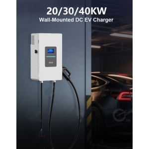 D8 DC EV Charger With CCS1, CCS2, GB/T, Tesla Optional for Commercial, Household 20KW/30KW/40KW