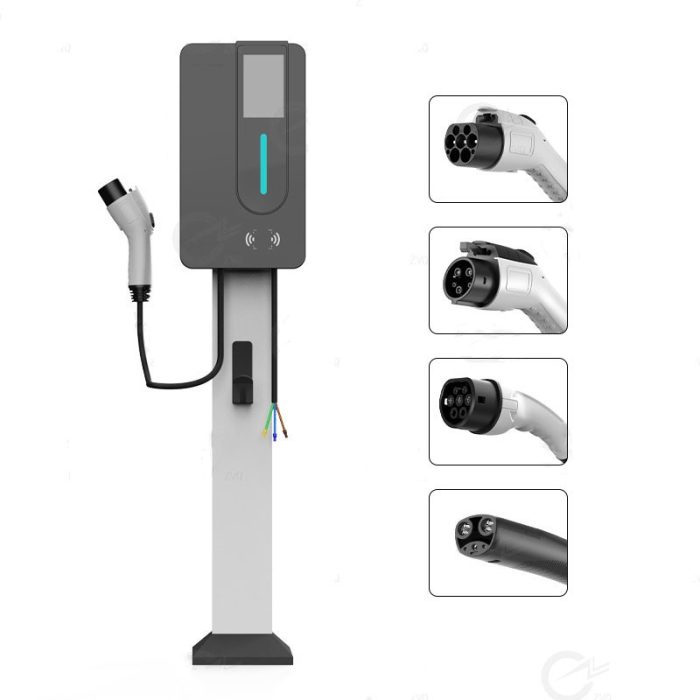 Q10 Wall-Mounted AC EV Charger - GBT/J1772/TYPE2/NACS Plug Optional