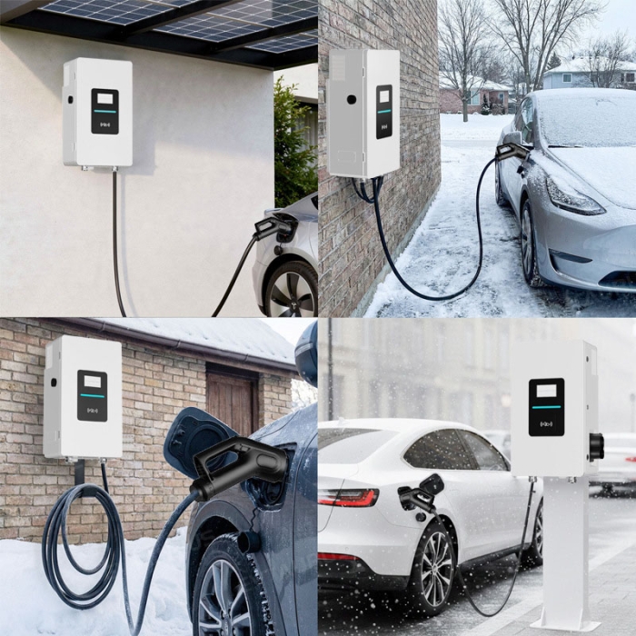 D8 DC EV Charger With CCS1, CCS2, GB/T, Tesla Optional for Commercial, Household 20KW/30KW/40KW