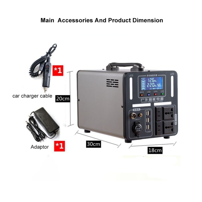 M41 1500W High Cost Performance Portable Power Station Solar Generator