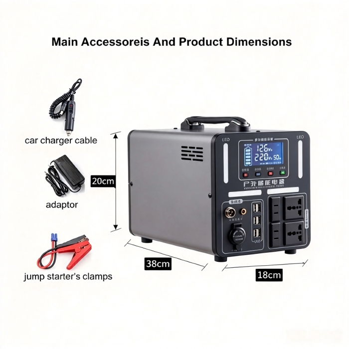 M42 2000W High Cost Performance Portable Power Station Solar Generator